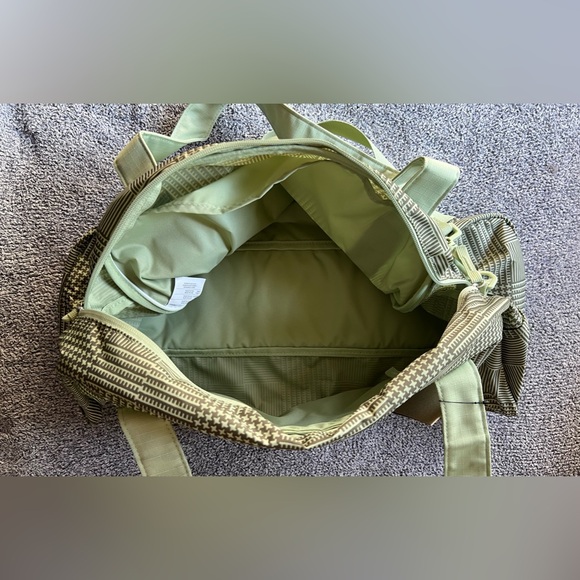 Nike Gym Club Training Duffle Bag Green Plaid - Picture 4 of 4